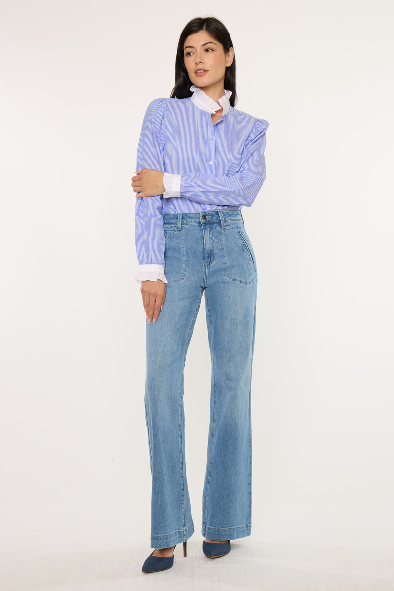 Prima High Rise Flare Jeans
