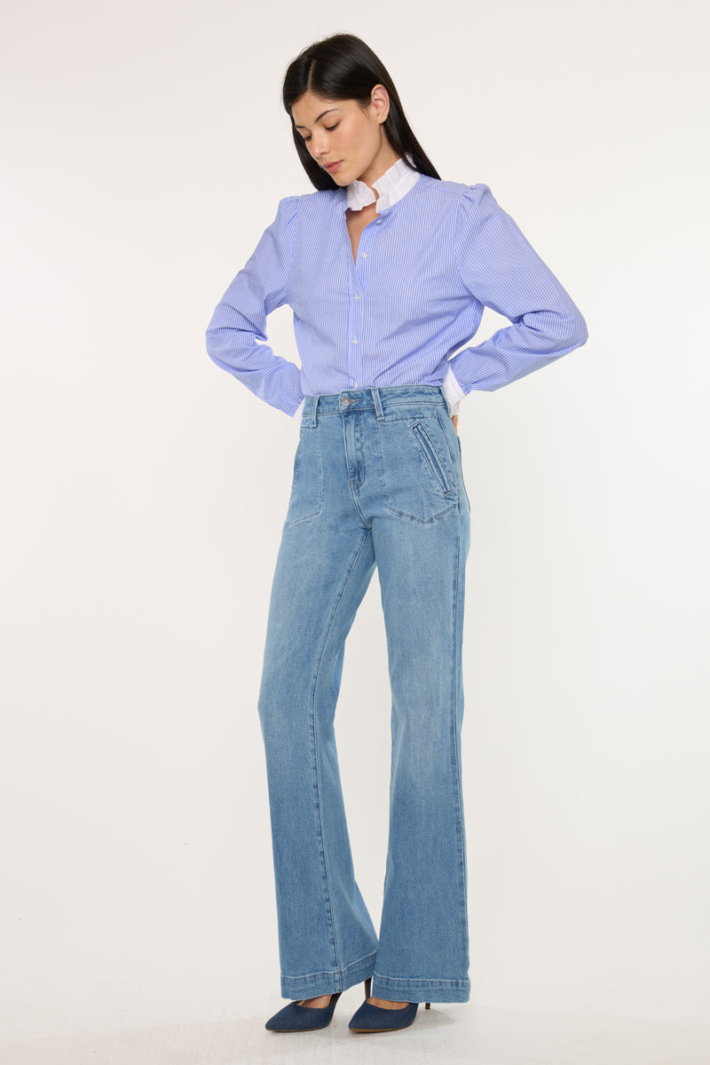 Prima High Rise Flare Jeans