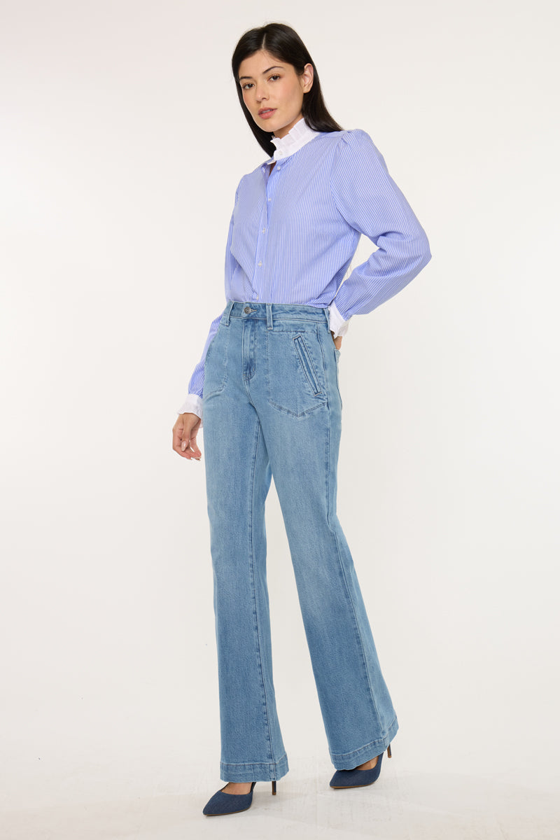 Prima High Rise Flare Jeans