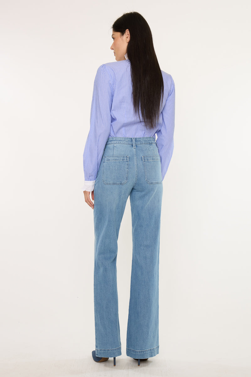 Prima High Rise Flare Jeans