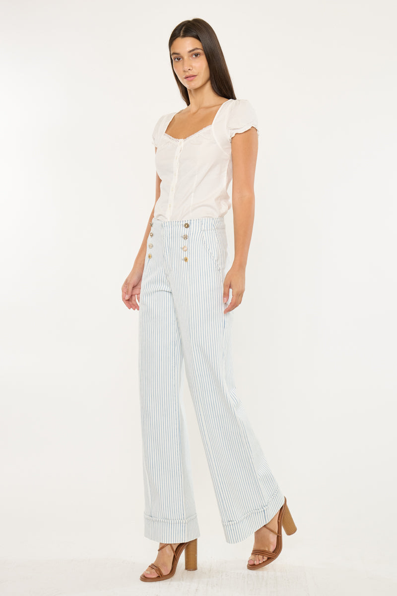 Elora High Rise Wide Leg Trousers