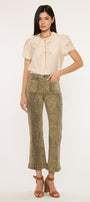 Natalie High Rise Crop Flare - Official Kancan USA