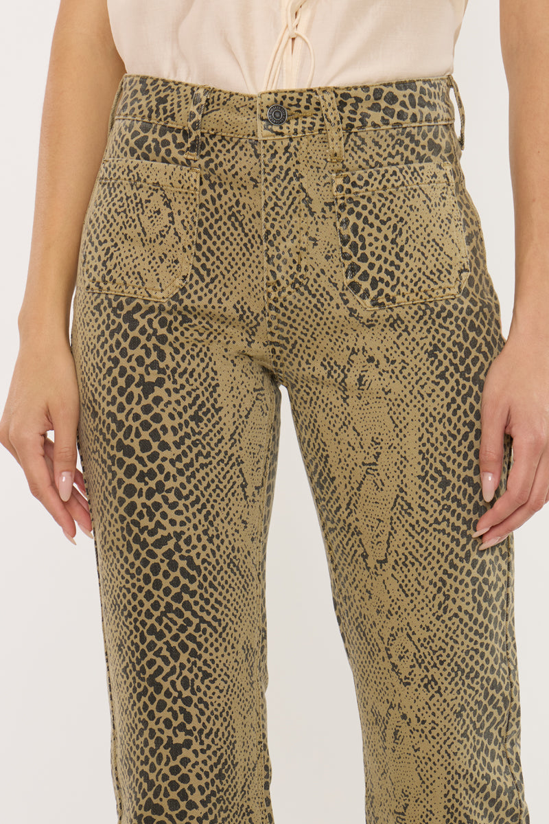 Natalie High Rise Crop Flare - Official Kancan USA