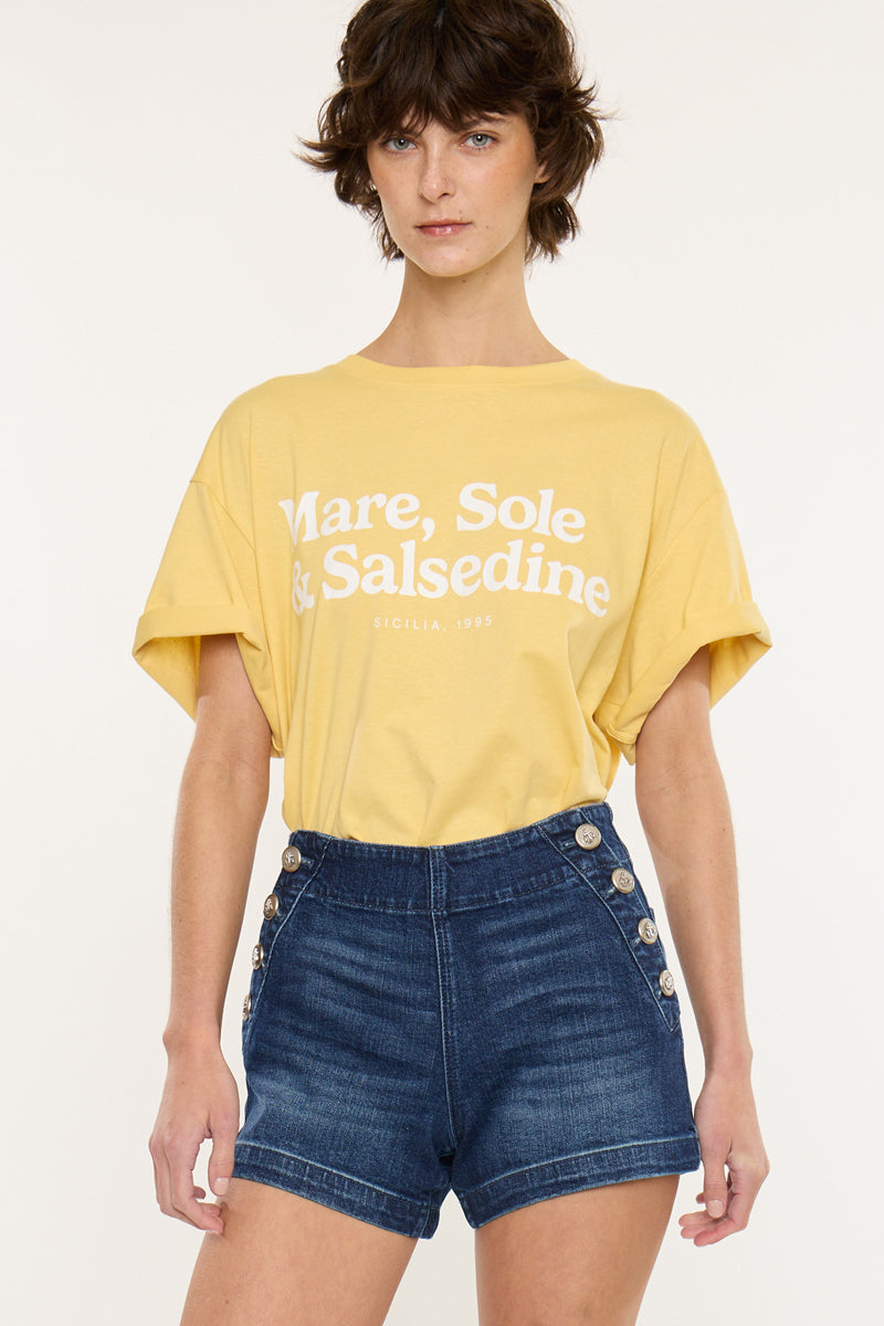 Sallie High Rise Shorts - Official Kancan USA