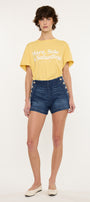 Sallie High Rise Shorts - Official Kancan USA