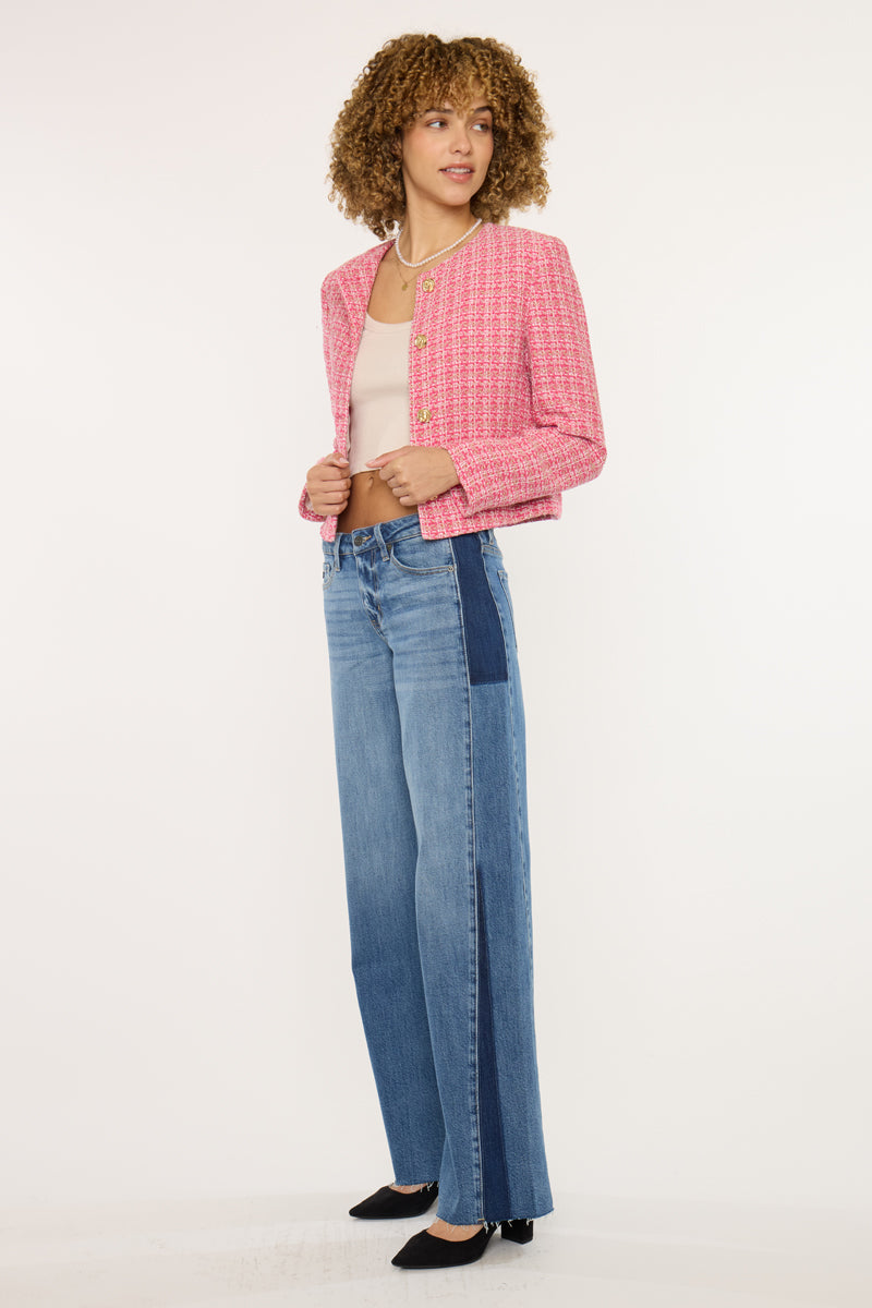 Mid Rise Wide Leg Jeans - Official Kancan USA
