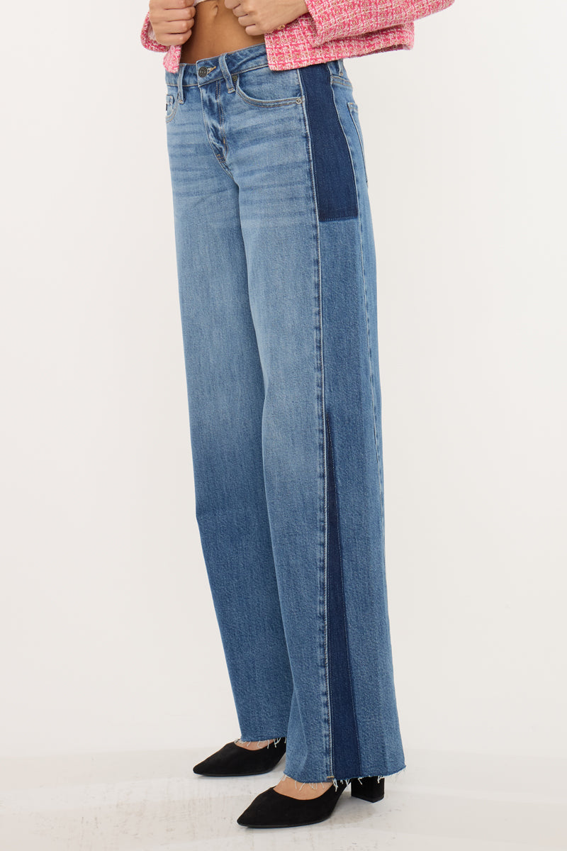 Mid Rise Wide Leg Jeans - Official Kancan USA