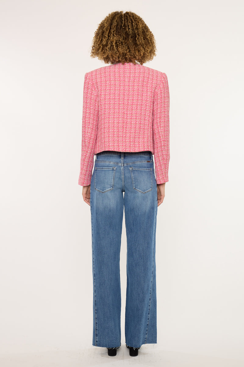 Mid Rise Wide Leg Jeans - Official Kancan USA