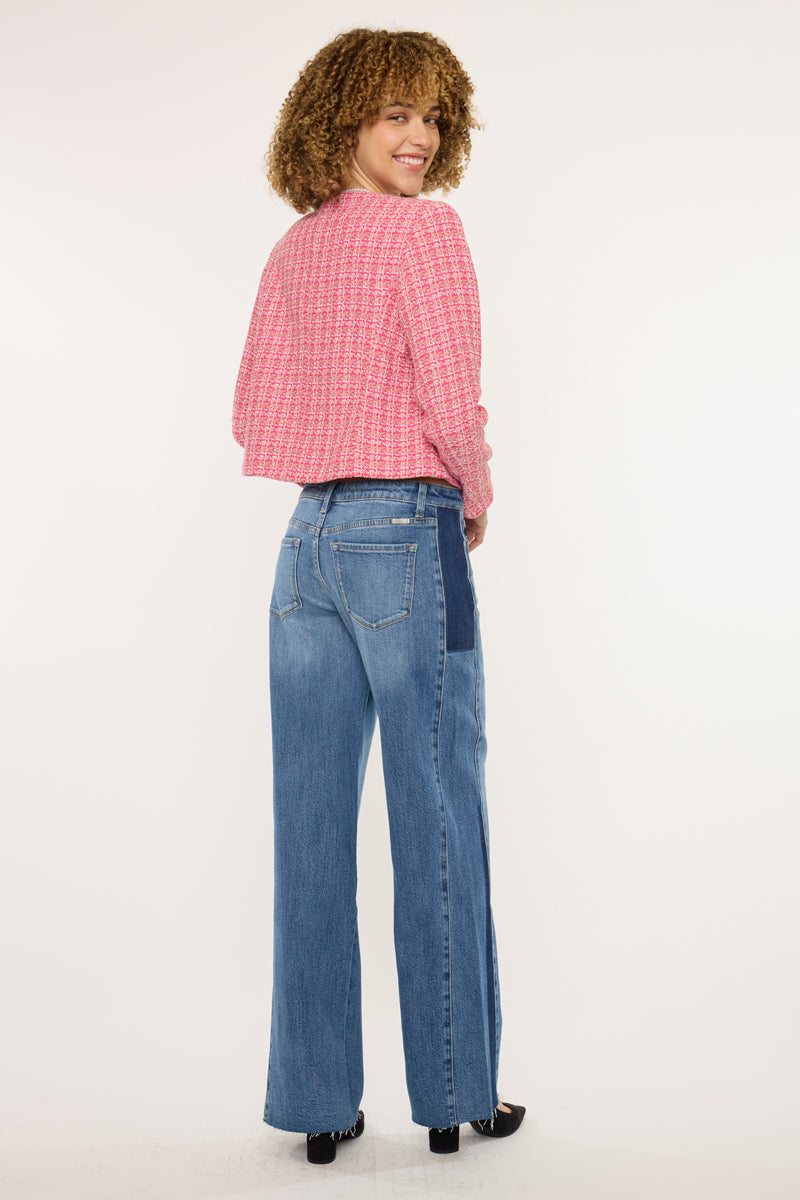 Mid Rise Wide Leg Jeans - Official Kancan USA
