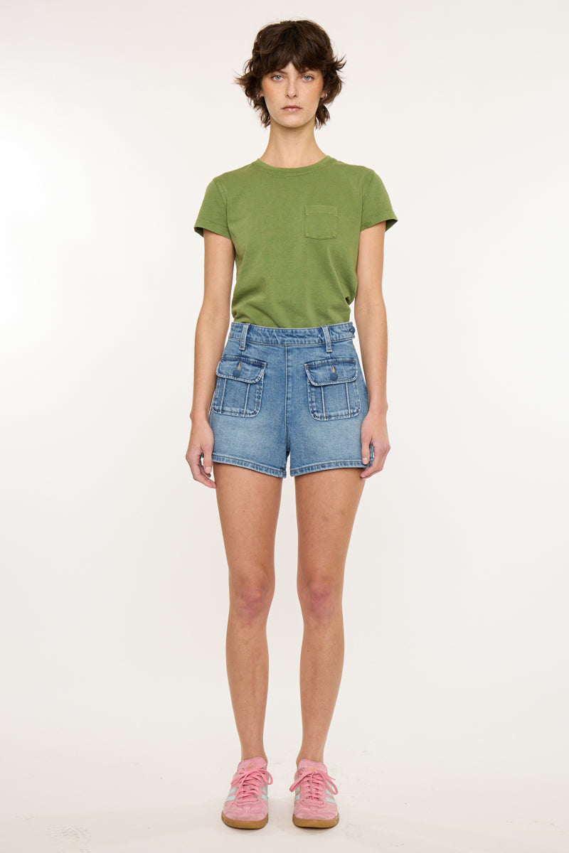 Sharon High Rise Shorts - Official Kancan USA