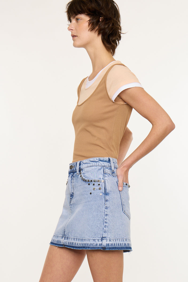 Mildred Mid Rise Western Skirt