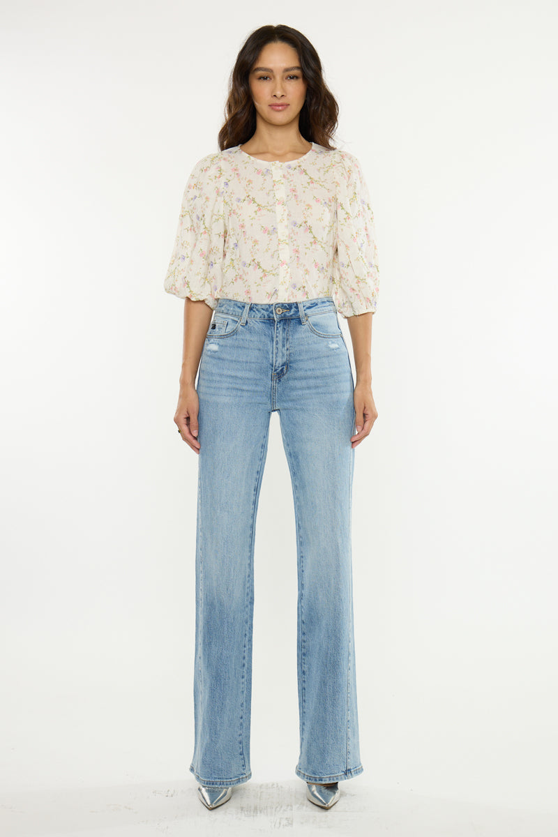 Chas High Rise Wide Flare