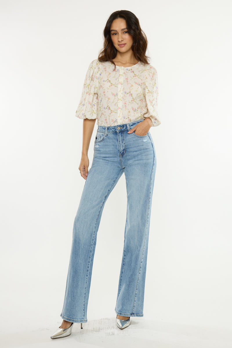 Chas High Rise Wide Flare
