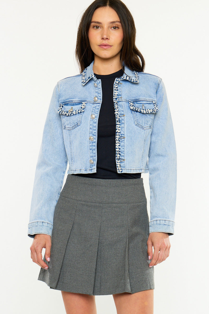 Valerie Crop Denim Jacket