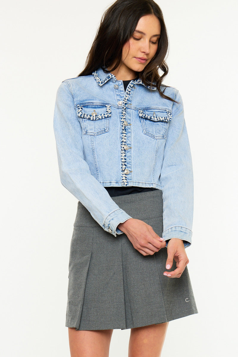 Valerie Crop Denim Jacket
