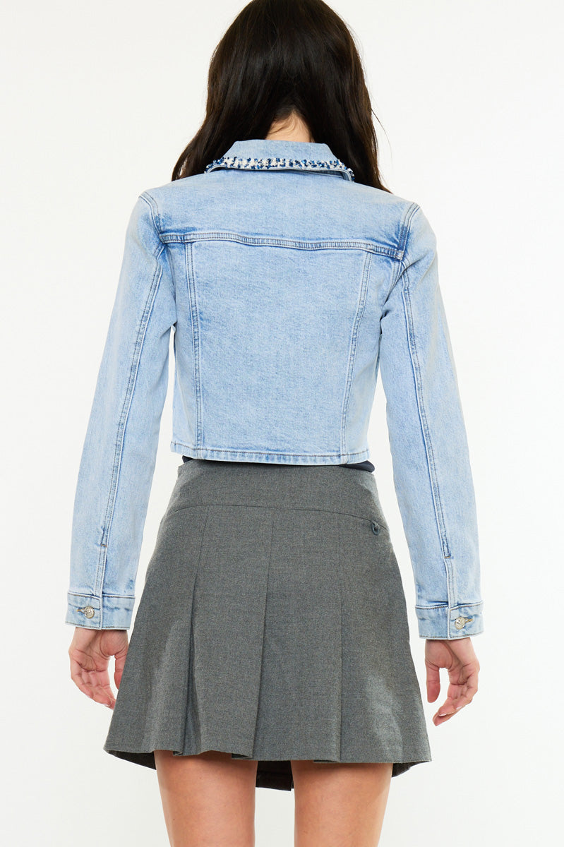 Valerie Crop Denim Jacket