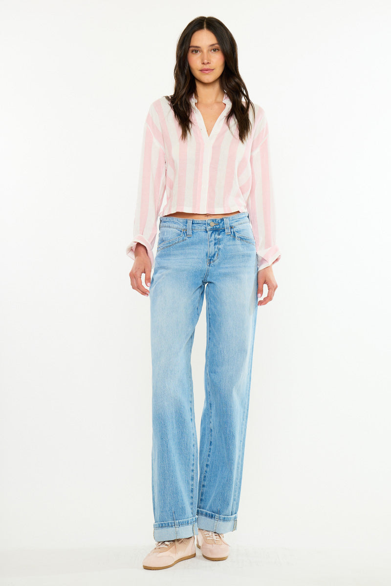 Nina 90's Low Rise Loose Baggy