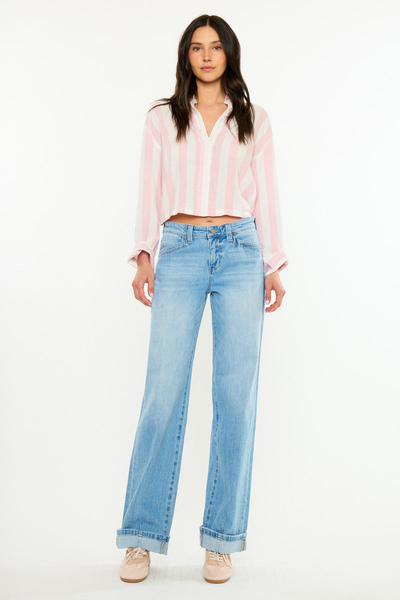Nina 90's Low Rise Loose Baggy