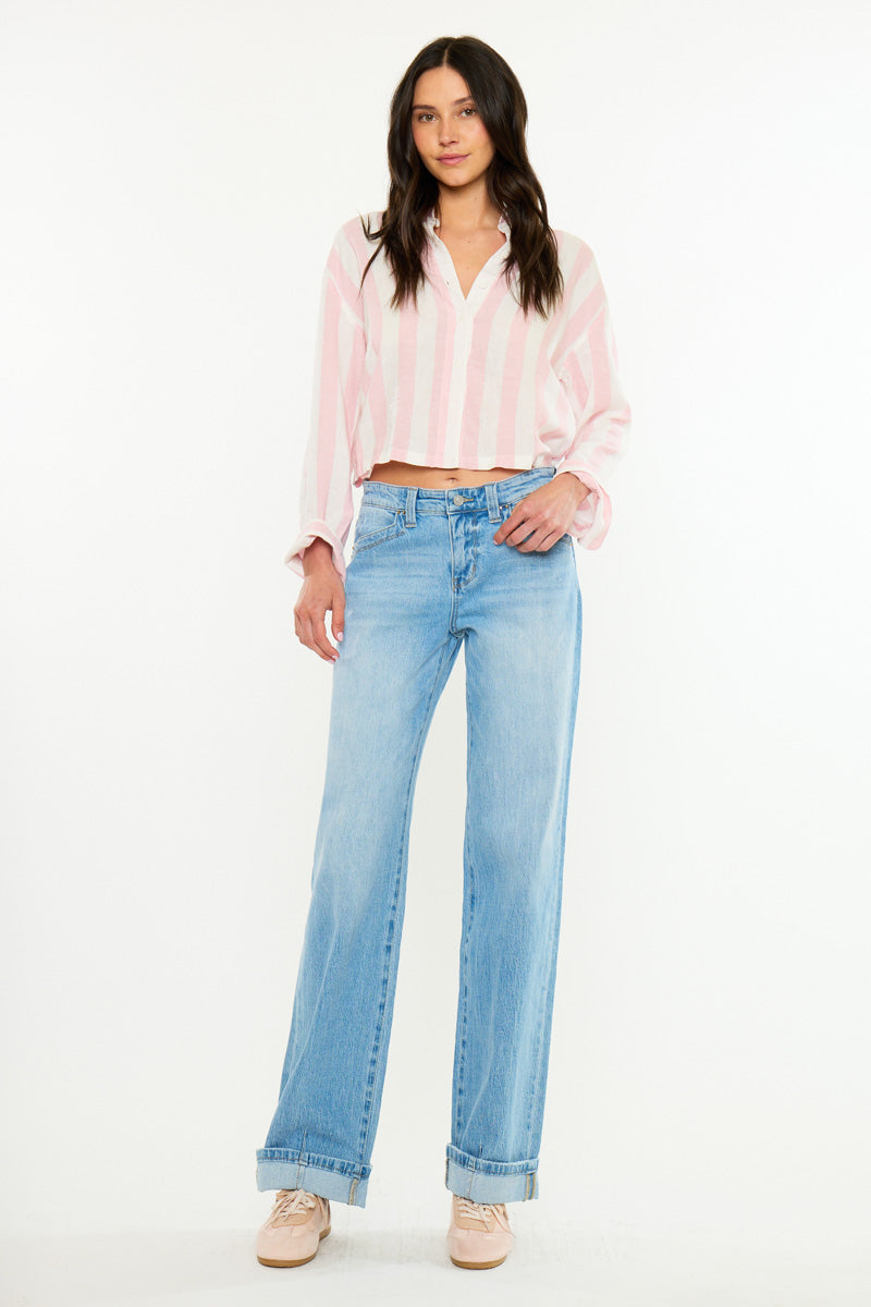 Nina 90's Low Rise Loose Baggy