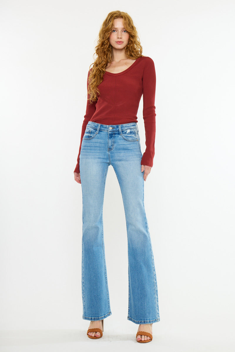 Odalis Mid Rise Flare