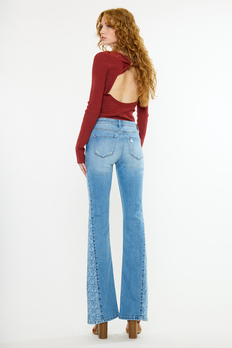 Odalis Mid Rise Flare