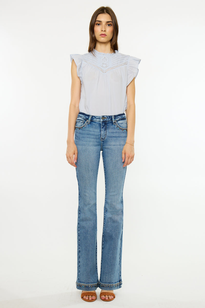 Sabrina Mid Rise Flare