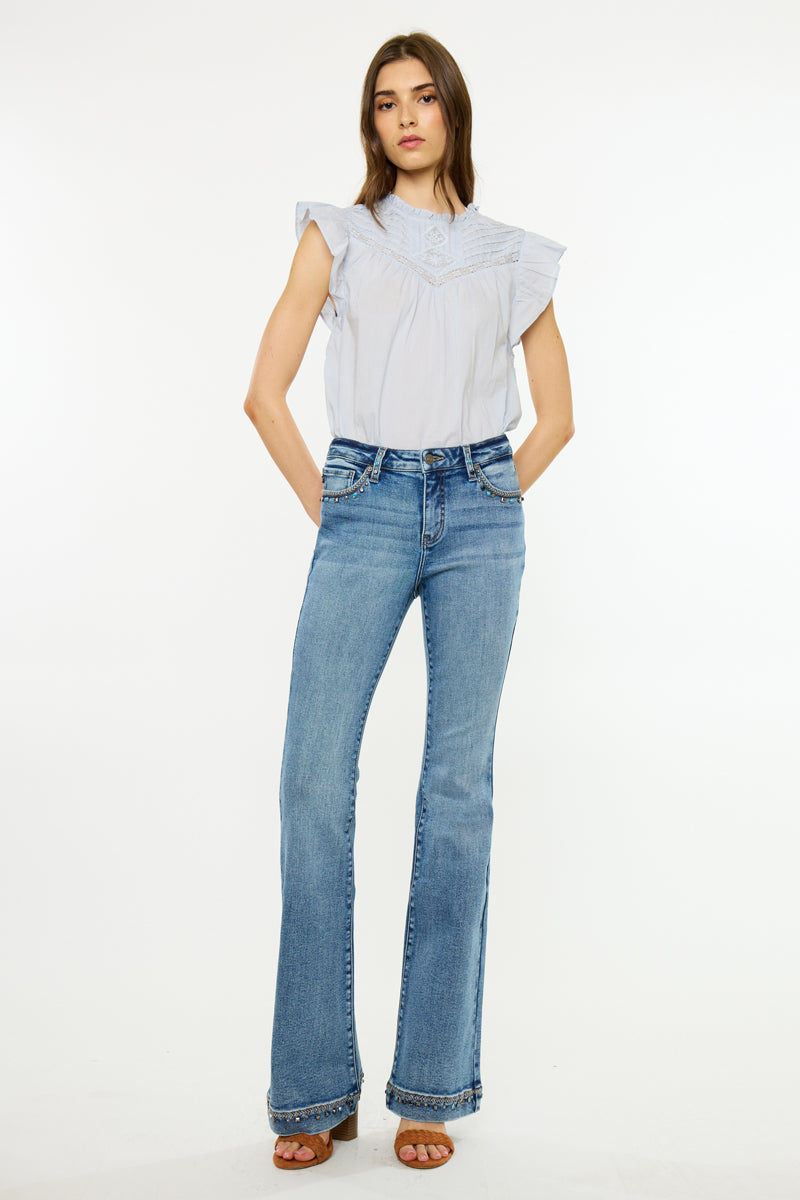 Sabrina Mid Rise Flare