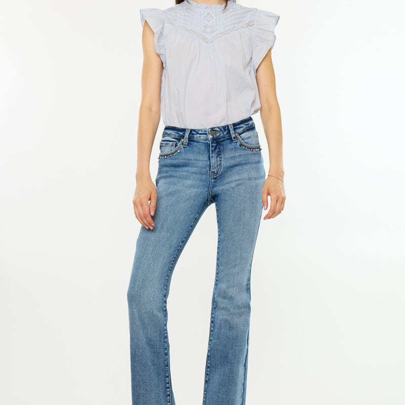 Sabrina Mid Rise Flare