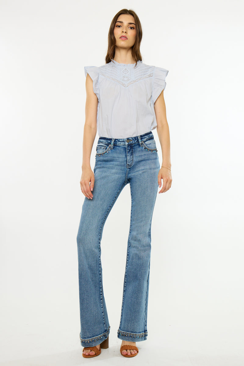Sabrina Mid Rise Flare