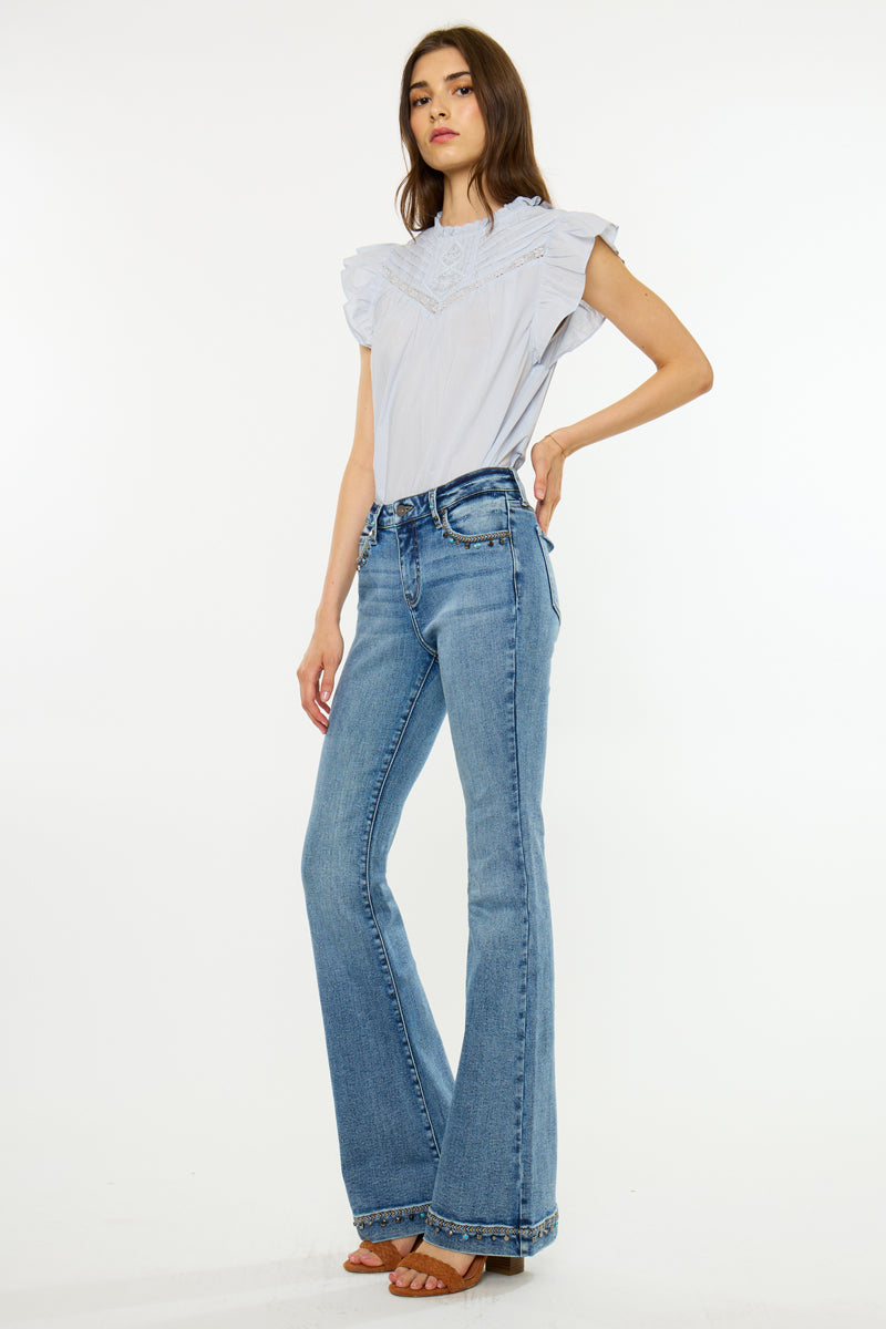 Sabrina Mid Rise Flare