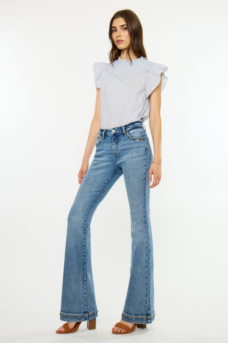 Sabrina Mid Rise Flare
