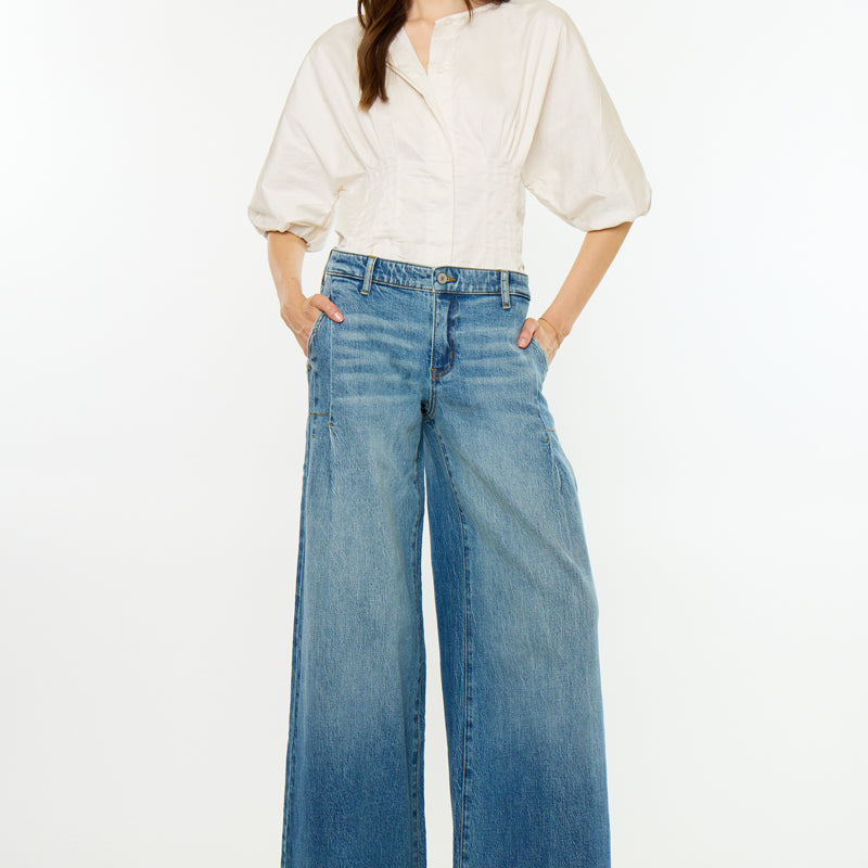 Lumi 90's Low Rise Bell Flare
