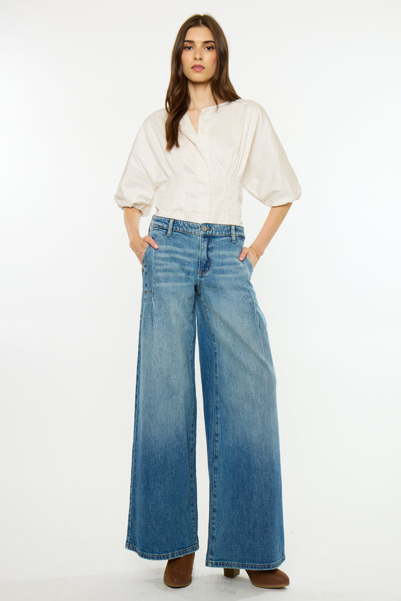 Lumi 90's Low Rise Bell Flare