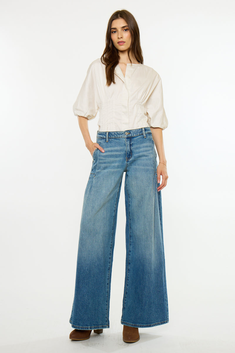 Lumi 90's Low Rise Bell Flare