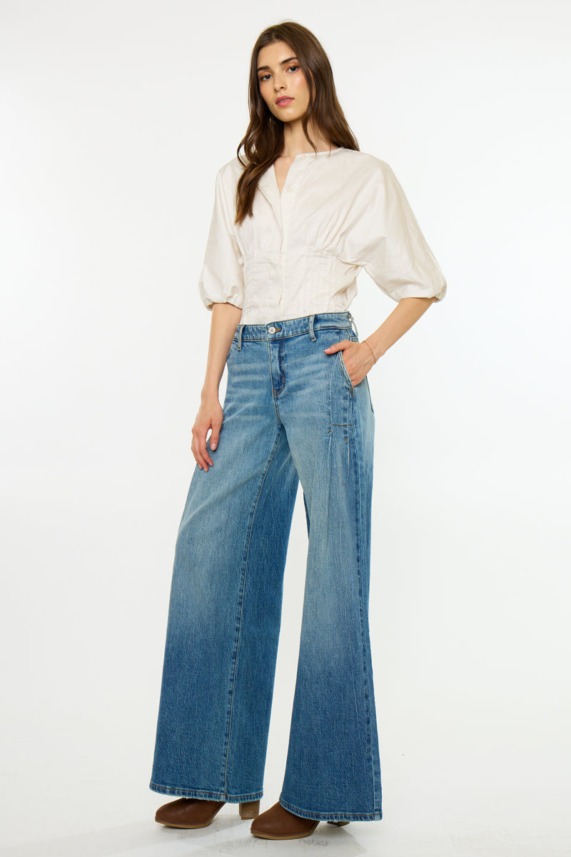 Lumi 90's Low Rise Bell Flare