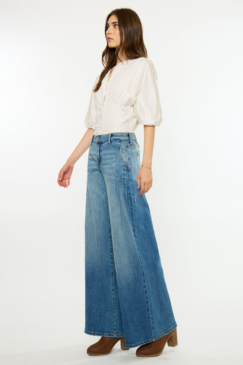 Lumi 90's Low Rise Bell Flare