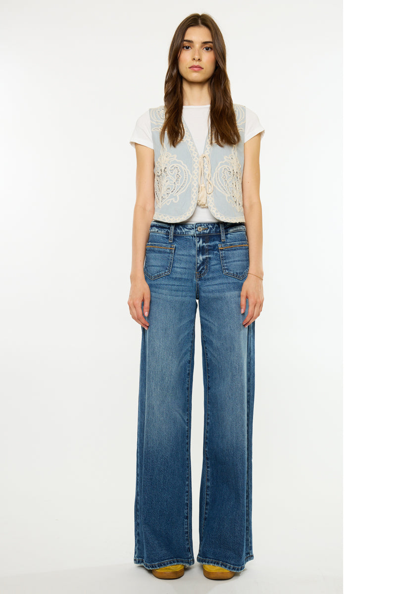 Myla 90's Low Rise Bell Flare