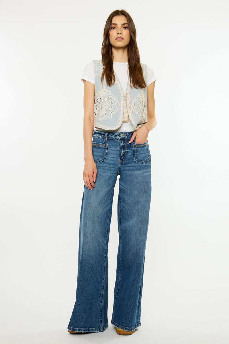 Myla 90's Low Rise Bell Flare