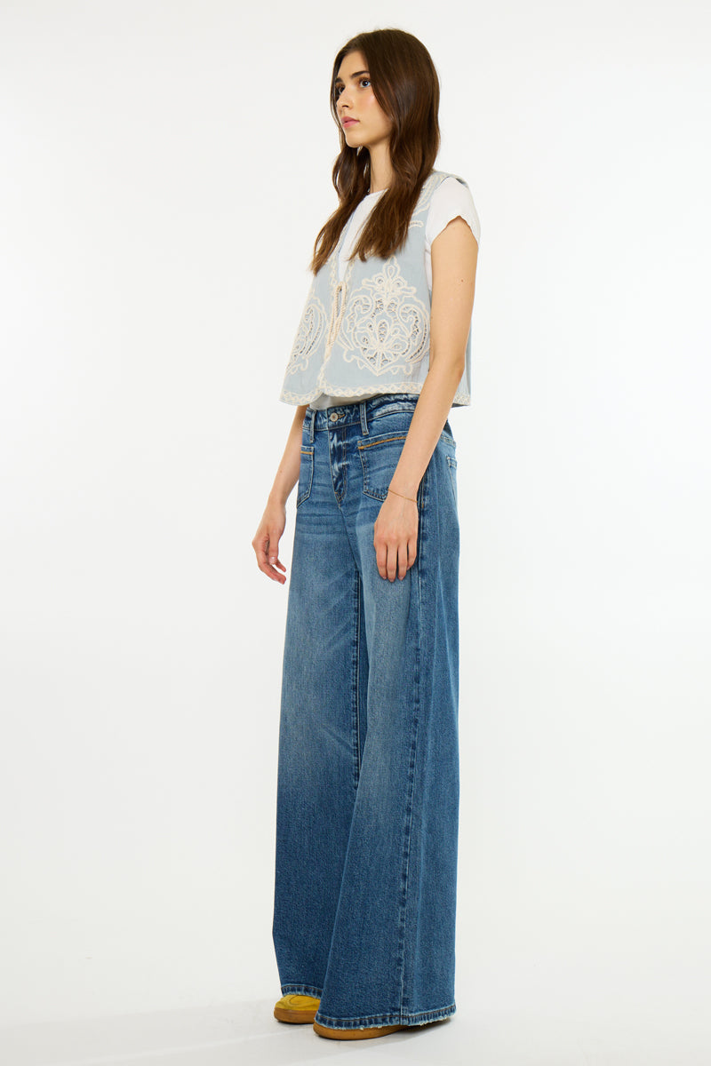 Myla 90's Low Rise Bell Flare