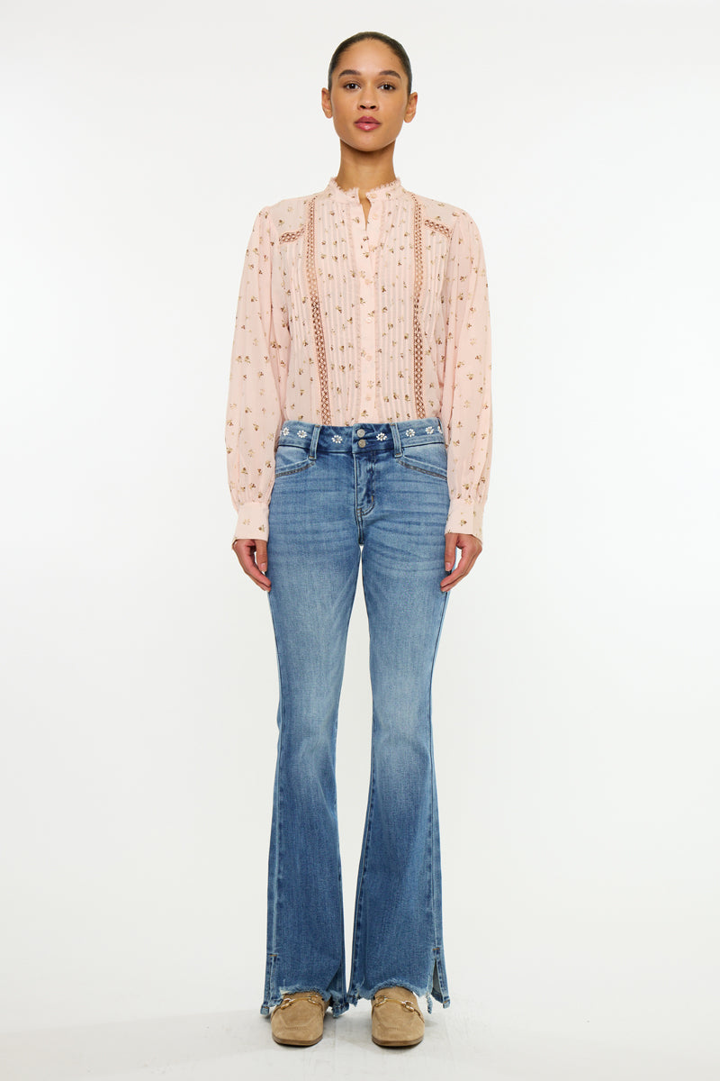 Luxine Mid Rise Flare