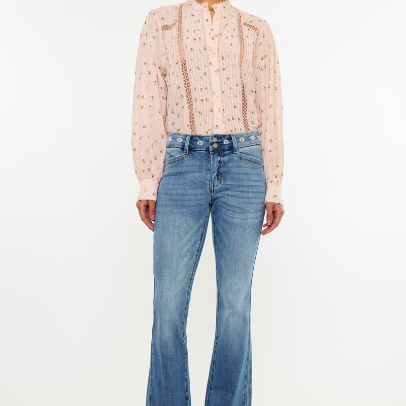 Luxine Mid Rise Flare