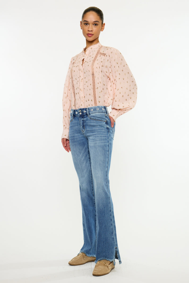 Luxine Mid Rise Flare