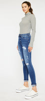 Charlie High Rise Ankle Skinny Jeans - Official Kancan USA