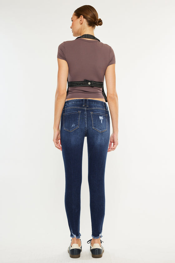Fiora Mid Rise Ankle Skinny Jeans