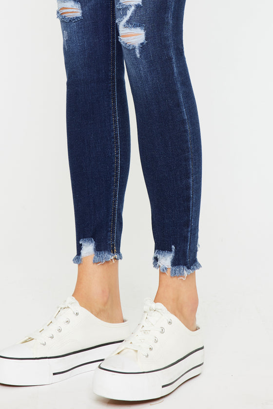 Fiora Mid Rise Ankle Skinny Jeans - Official Kancan USA