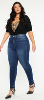 Zoe High Rise Ankle Skinny Jeans (Plus Size) - Official Kancan USA