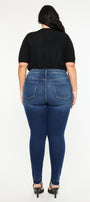Zoe High Rise Ankle Skinny Jeans (Plus Size) - Official Kancan USA