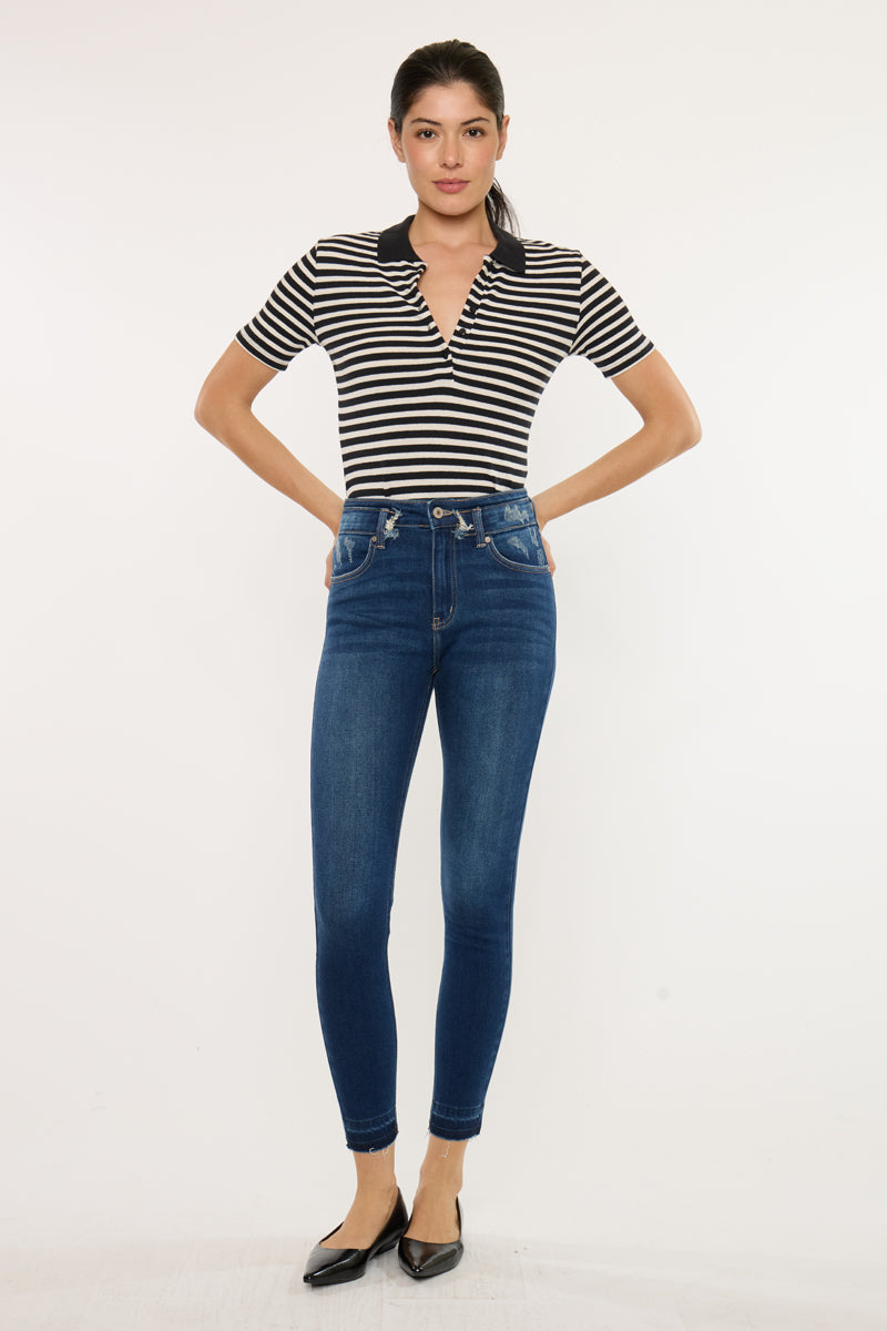 Mackena High Rise Ankle Skinny Jeans