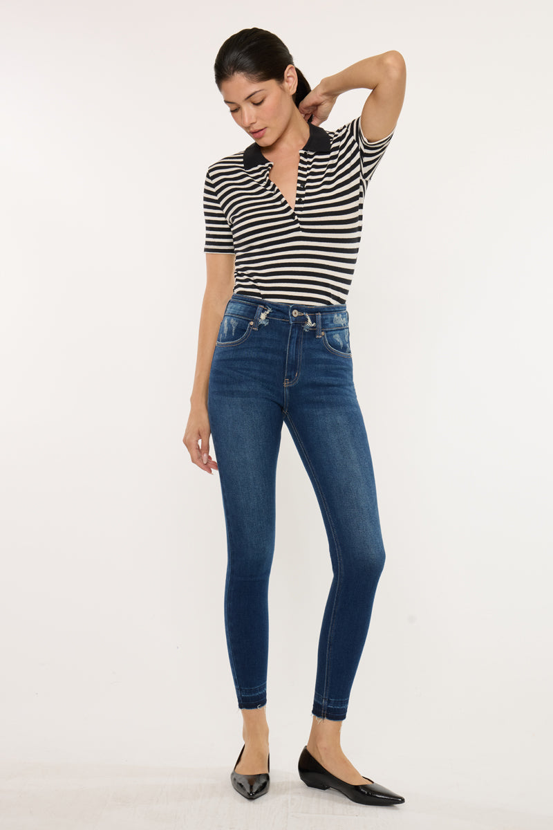 Mackena High Rise Ankle Skinny Jeans