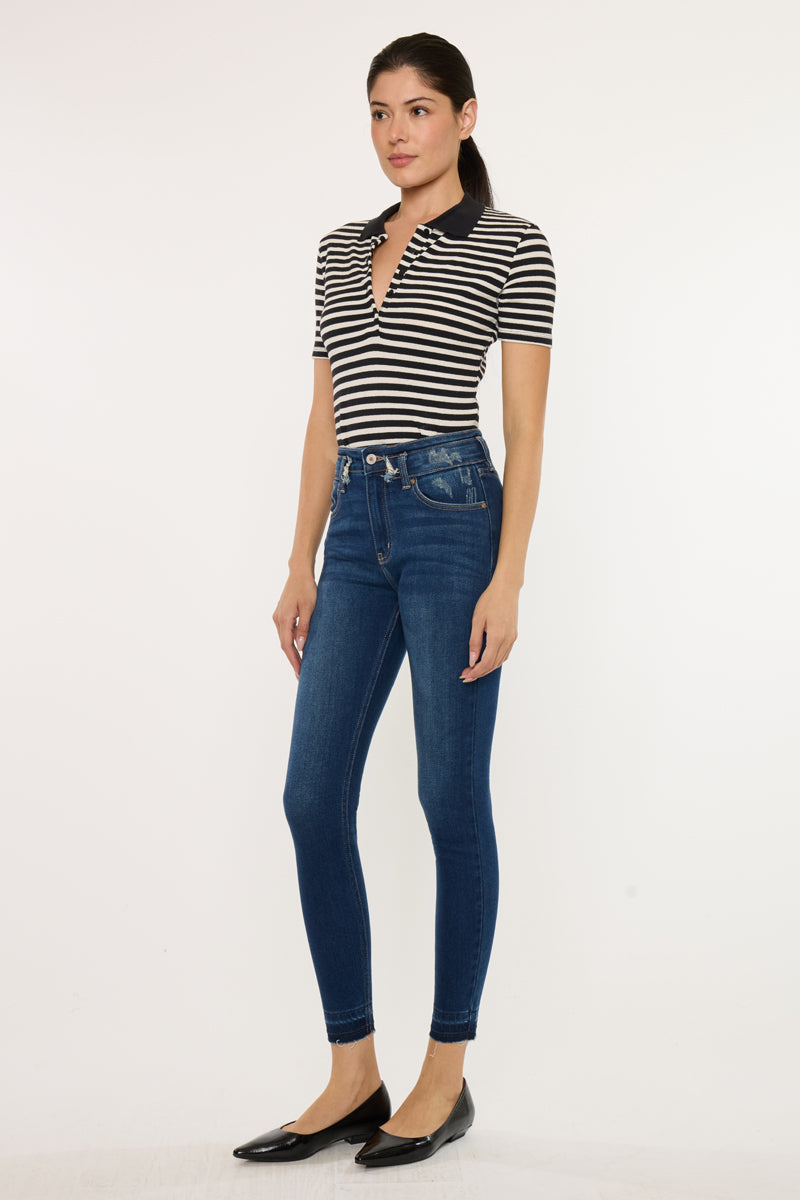Mackena High Rise Ankle Skinny Jeans